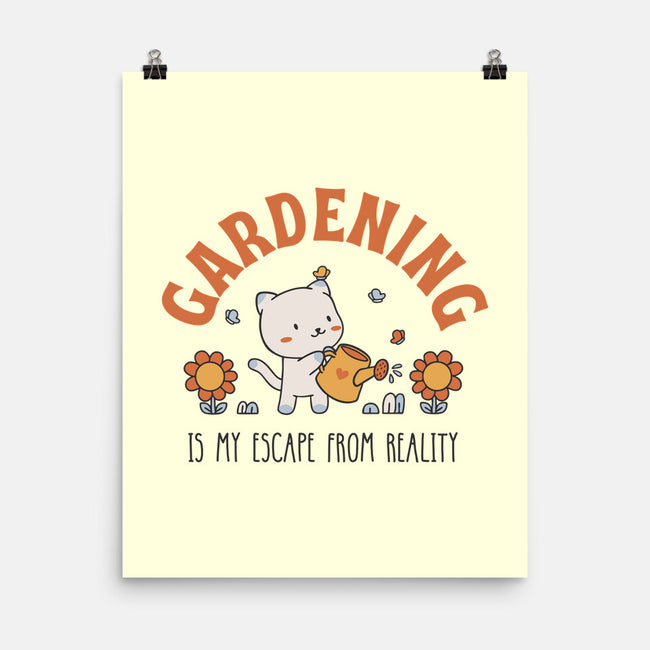Gardening Is My Escape-None-Matte-Poster-brunopires