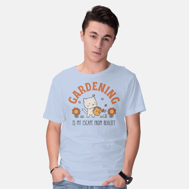 Gardening Is My Escape-Mens-Basic-Tee-brunopires