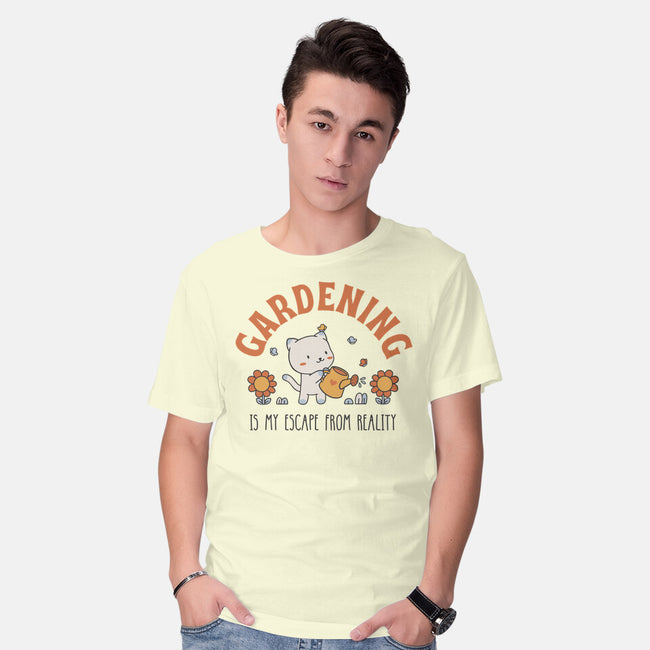 Gardening Is My Escape-Mens-Basic-Tee-brunopires