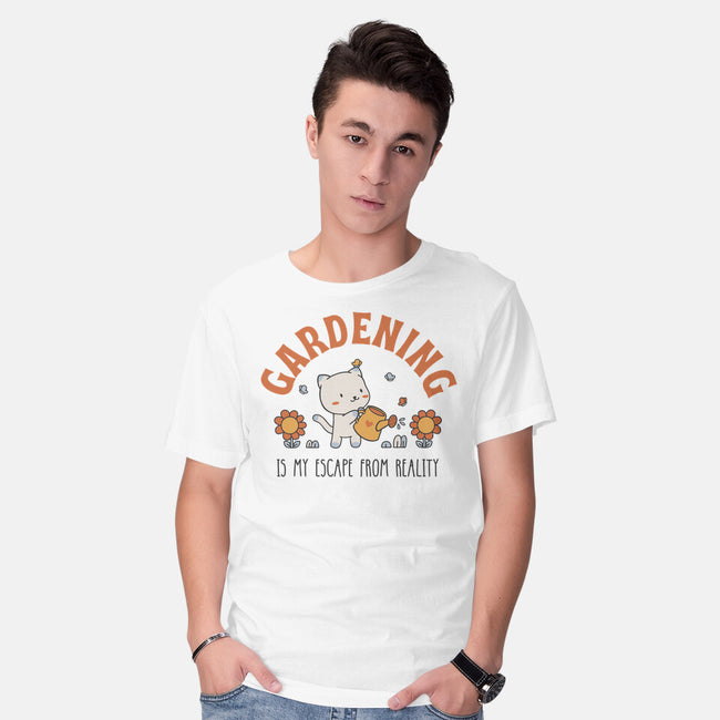 Gardening Is My Escape-Mens-Basic-Tee-brunopires