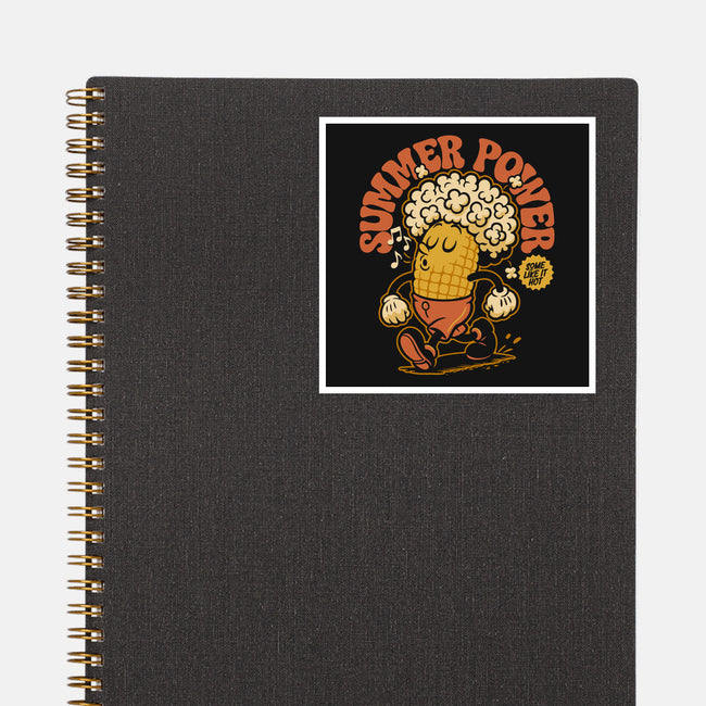Summer Power-None-Glossy-Sticker-Popnotic