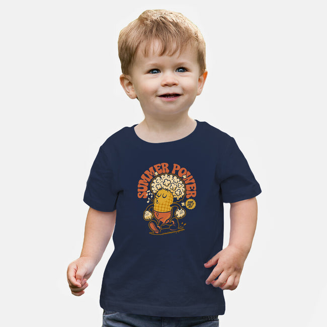 Summer Power-Baby-Basic-Tee-Popnotic