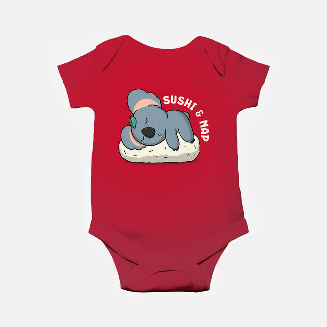 Sushi And Nap-Baby-Basic-Onesie-Freecheese