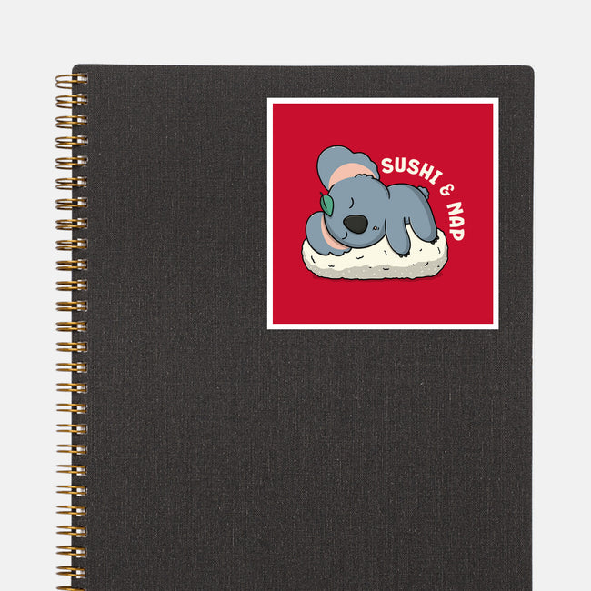 Sushi And Nap-None-Glossy-Sticker-Freecheese