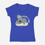 Sushi And Nap-Womens-V-Neck-Tee-Freecheese
