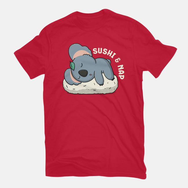 Sushi And Nap-Mens-Heavyweight-Tee-Freecheese