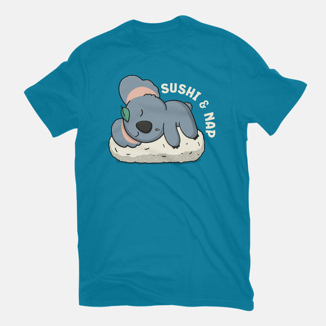 Sushi And Nap-Mens-Heavyweight-Tee-Freecheese