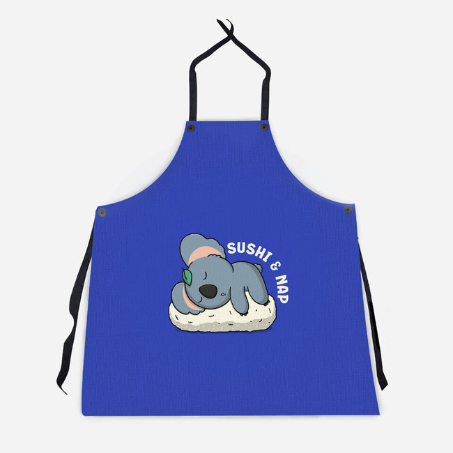 Sushi And Nap-Unisex-Kitchen-Apron-Freecheese