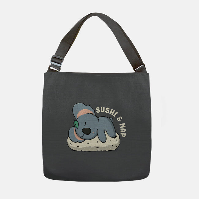 Sushi And Nap-None-Adjustable Tote-Bag-Freecheese