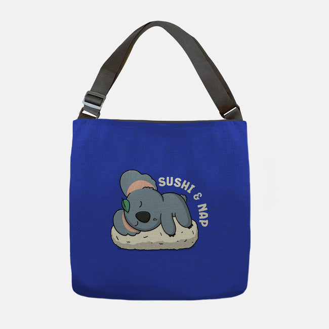 Sushi And Nap-None-Adjustable Tote-Bag-Freecheese