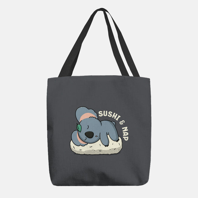 Sushi And Nap-None-Basic Tote-Bag-Freecheese
