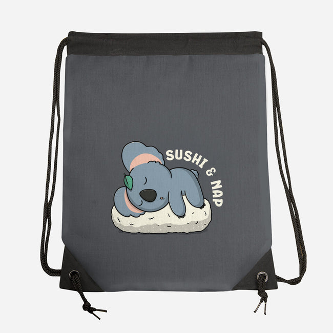Sushi And Nap-None-Drawstring-Bag-Freecheese