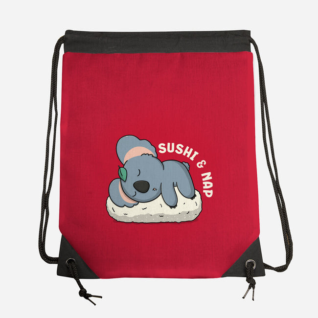 Sushi And Nap-None-Drawstring-Bag-Freecheese