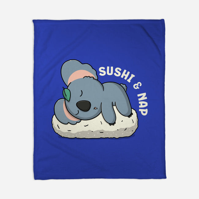 Sushi And Nap-None-Fleece-Blanket-Freecheese