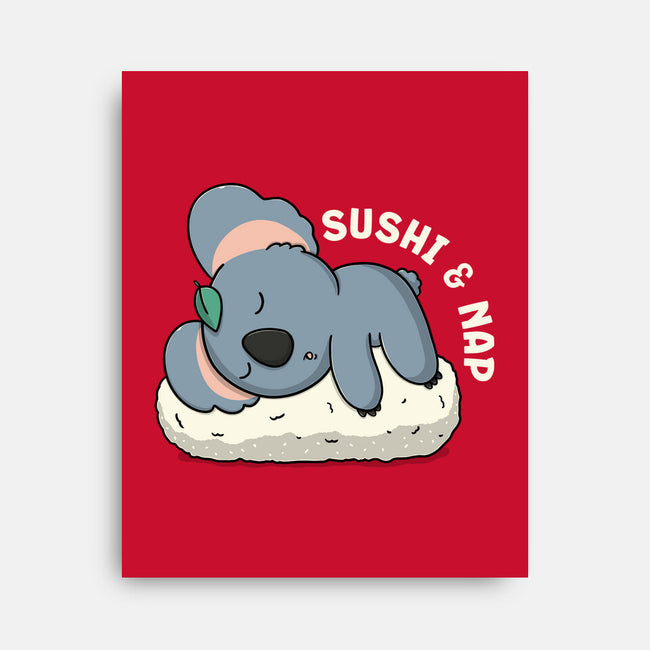 Sushi And Nap-None-Stretched-Canvas-Freecheese