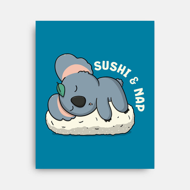 Sushi And Nap-None-Stretched-Canvas-Freecheese