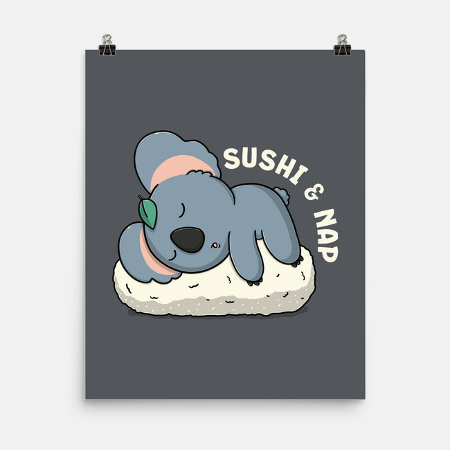 Sushi And Nap-None-Matte-Poster-Freecheese