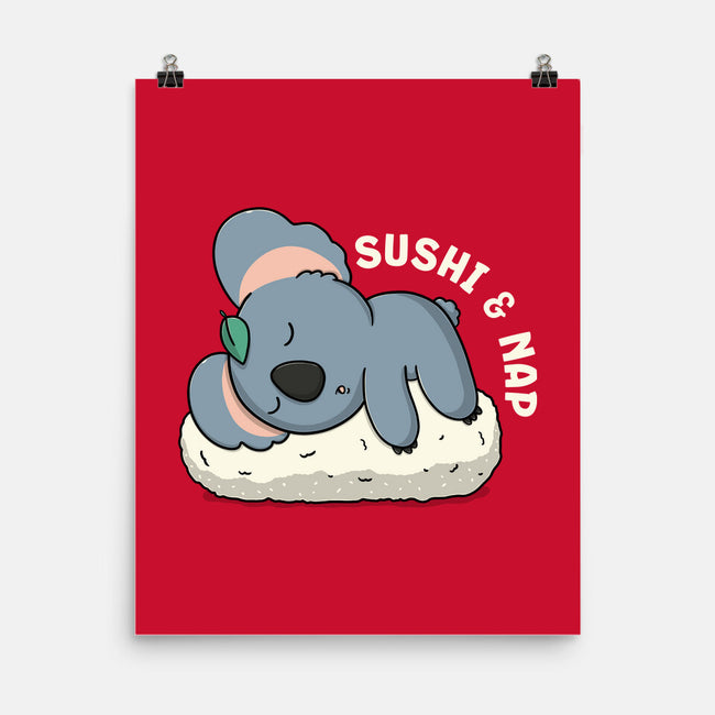 Sushi And Nap-None-Matte-Poster-Freecheese