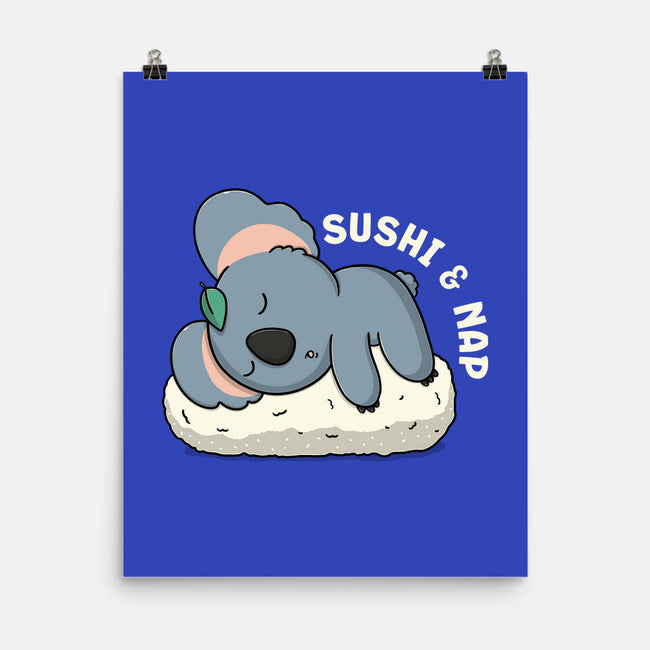Sushi And Nap-None-Matte-Poster-Freecheese