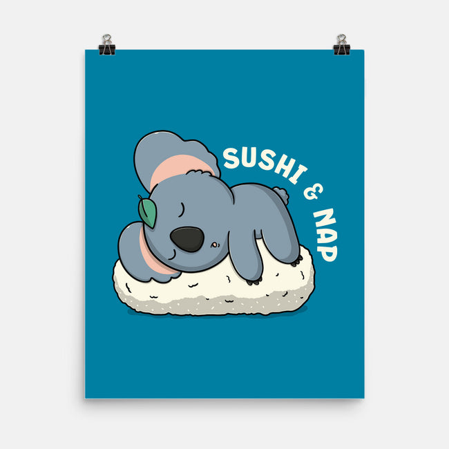 Sushi And Nap-None-Matte-Poster-Freecheese