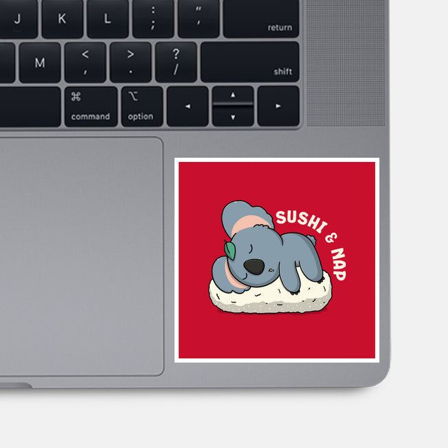 Sushi And Nap-None-Glossy-Sticker-Freecheese