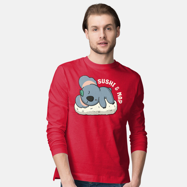 Sushi And Nap-Mens-Long Sleeved-Tee-Freecheese