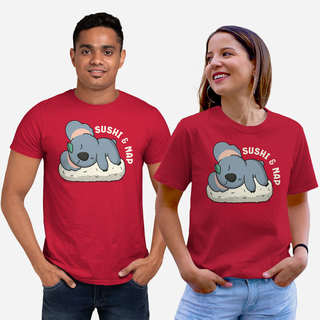 Sushi And Nap-Unisex-Basic-Tee-Freecheese