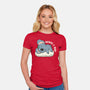 Sushi And Nap-Womens-Fitted-Tee-Freecheese