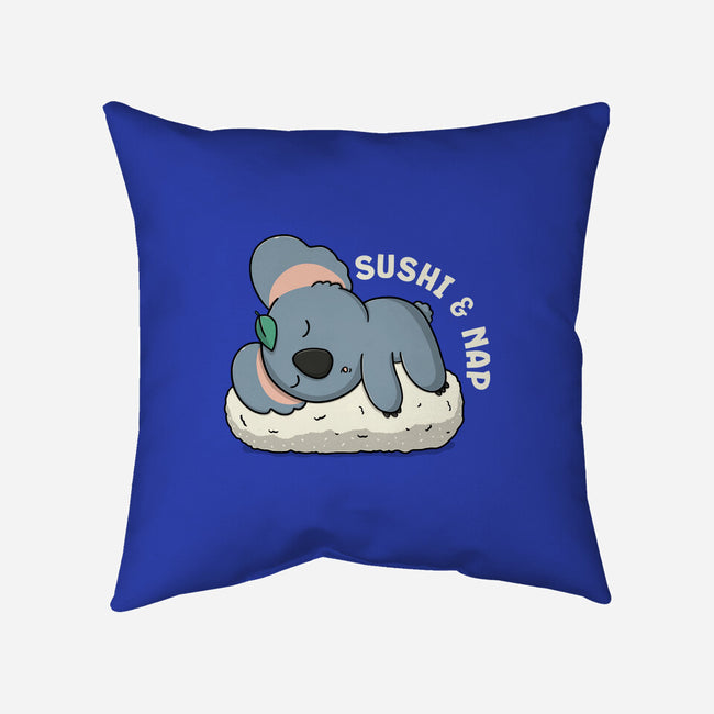 Sushi And Nap-None-Removable Cover w Insert-Throw Pillow-Freecheese