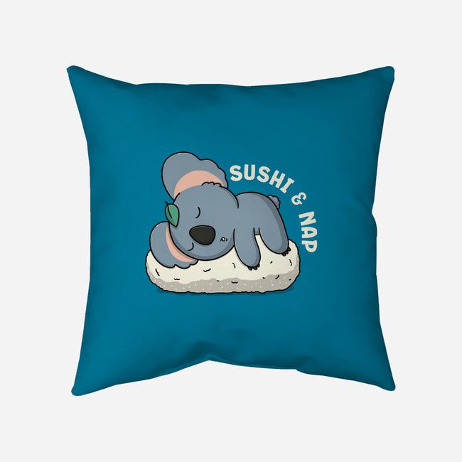Sushi And Nap-None-Removable Cover w Insert-Throw Pillow-Freecheese