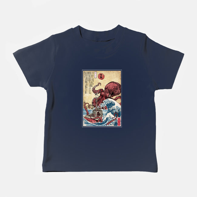 Hunting The Kraken In Japan-Baby-Basic-Tee-DrMonekers