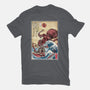 Hunting The Kraken In Japan-Womens-Fitted-Tee-DrMonekers