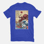 Hunting The Kraken In Japan-Womens-Fitted-Tee-DrMonekers