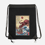 Hunting The Kraken In Japan-None-Drawstring-Bag-DrMonekers