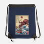 Hunting The Kraken In Japan-None-Drawstring-Bag-DrMonekers