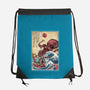 Hunting The Kraken In Japan-None-Drawstring-Bag-DrMonekers