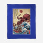 Hunting The Kraken In Japan-None-Fleece-Blanket-DrMonekers