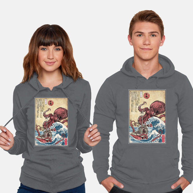 Hunting The Kraken In Japan-Unisex-Pullover-Sweatshirt-DrMonekers