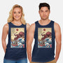 Hunting The Kraken In Japan-Unisex-Basic-Tank-DrMonekers