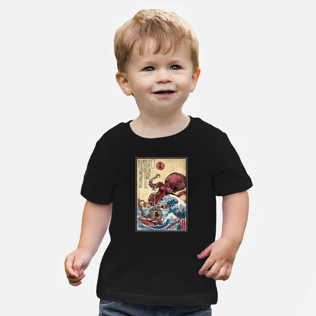 Hunting The Kraken In Japan-Baby-Basic-Tee-DrMonekers