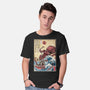 Hunting The Kraken In Japan-Mens-Basic-Tee-DrMonekers