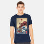 Hunting The Kraken In Japan-Mens-Heavyweight-Tee-DrMonekers