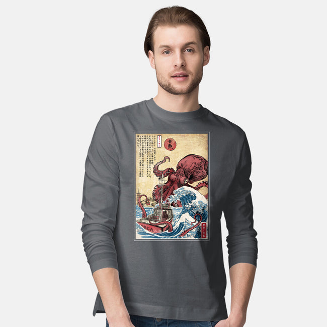 Hunting The Kraken In Japan-Mens-Long Sleeved-Tee-DrMonekers