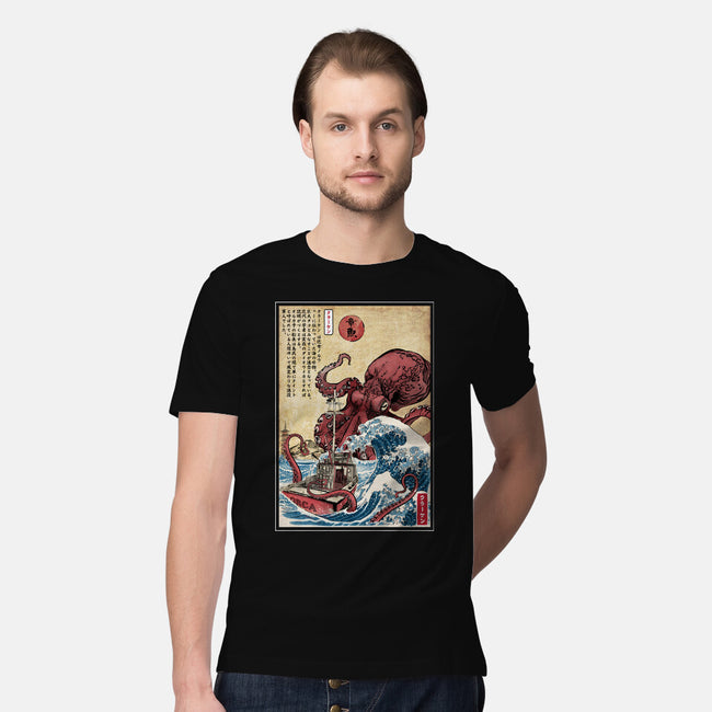 Hunting The Kraken In Japan-Mens-Premium-Tee-DrMonekers