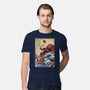 Hunting The Kraken In Japan-Mens-Premium-Tee-DrMonekers