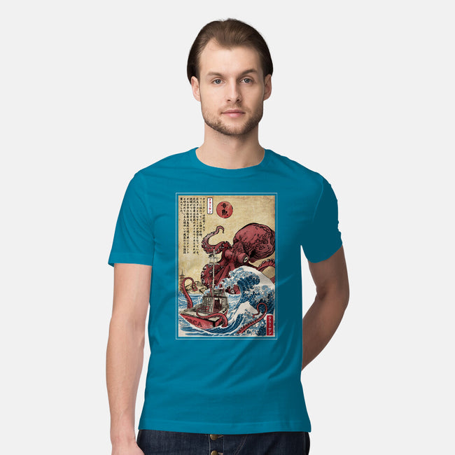 Hunting The Kraken In Japan-Mens-Premium-Tee-DrMonekers