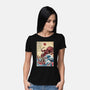 Hunting The Kraken In Japan-Womens-Basic-Tee-DrMonekers