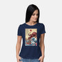 Hunting The Kraken In Japan-Womens-Basic-Tee-DrMonekers