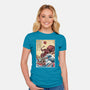 Hunting The Kraken In Japan-Womens-Fitted-Tee-DrMonekers