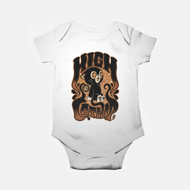 High On Catnip-Baby-Basic-Onesie-Popnotic